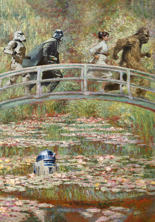 Leinwand Poster, Bilder Monet Wars, 70 × 100 cm
