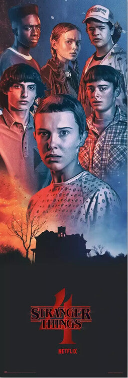 Stranger Things Poster, Plakat, 53 × 158 cm