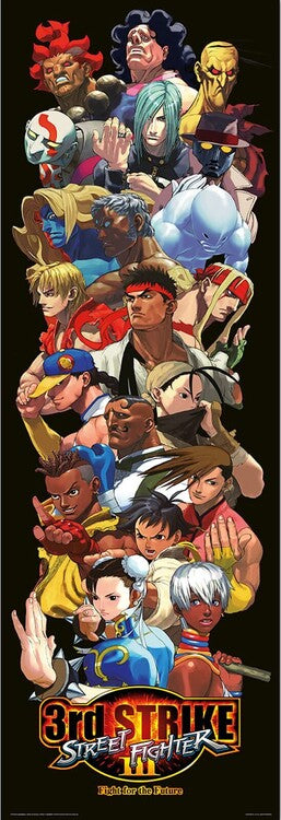 Street Fighter Poster, Plakat, 53 × 158 cm