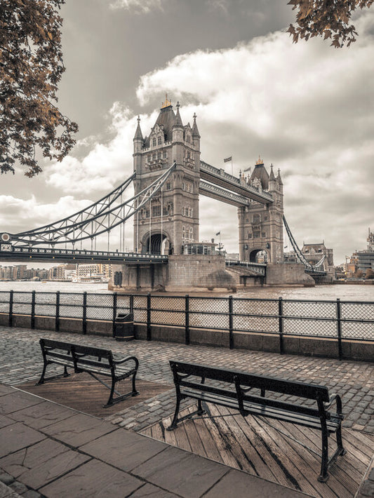 Leinwand Poster, Bilder Tower Bridge, 60 × 80 cm