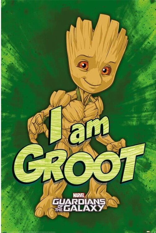 Guardians of the Galaxy - I am Groot Poster, Plakat, 61 × 91.5 cm