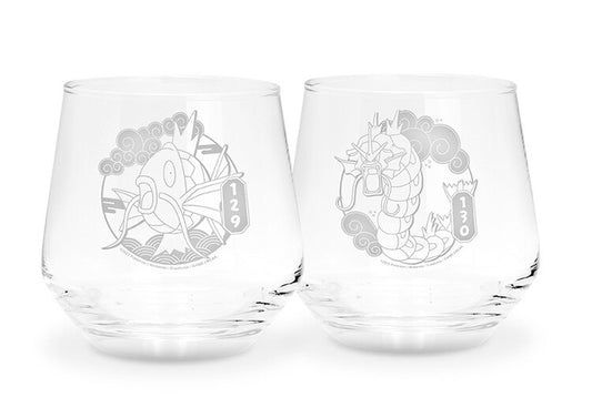 Glas Pokemon - Magikarp & Gyarados, (2x) 0,3 l