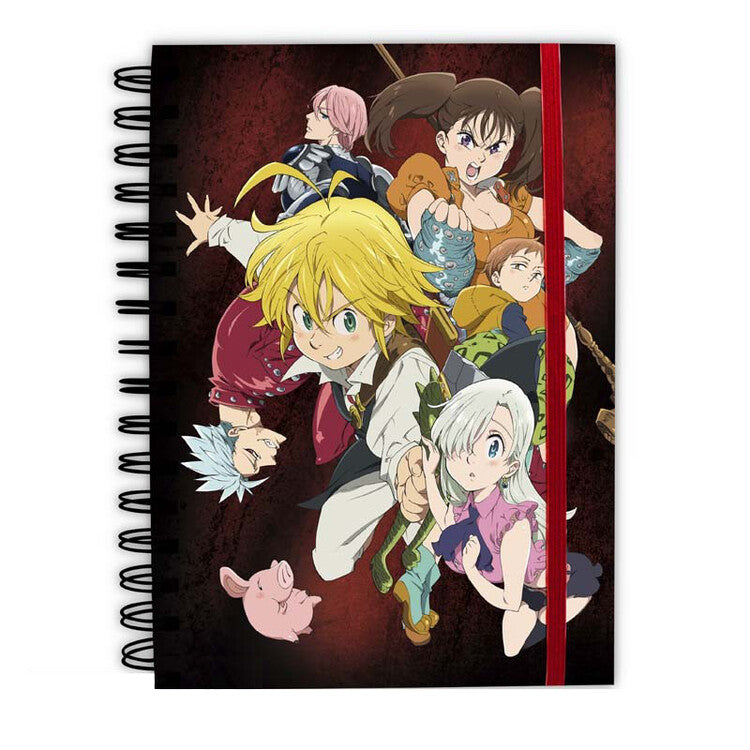 Notizbuch The Seven Deadly Sins - Meliodas and the Sins, A5