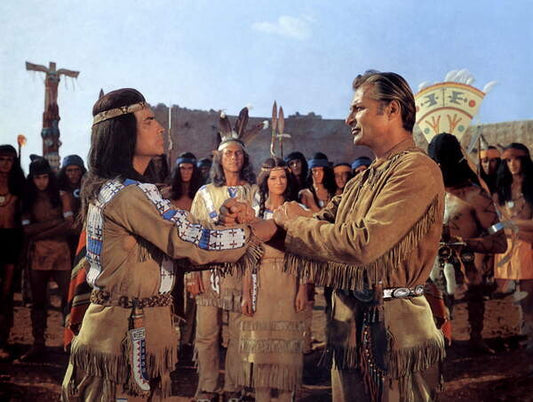 Leinwand Poster, Bilder Winnetou - 1. Teil by Harald Reinl, 1963, 80 × 60 cm