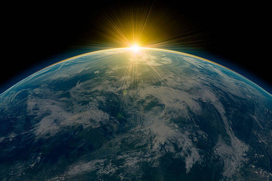 Leinwand Poster, Bilder Sunrise over planet earth, Image Source, 90 × 60 cm