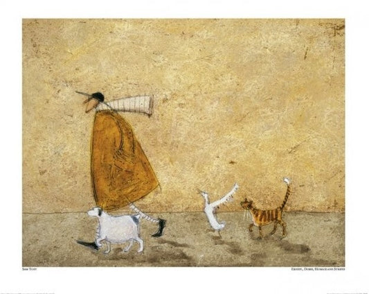 Kunstdruck Sam Toft - Ernest, Doris, Horace And Stripes, 80 × 60 cm