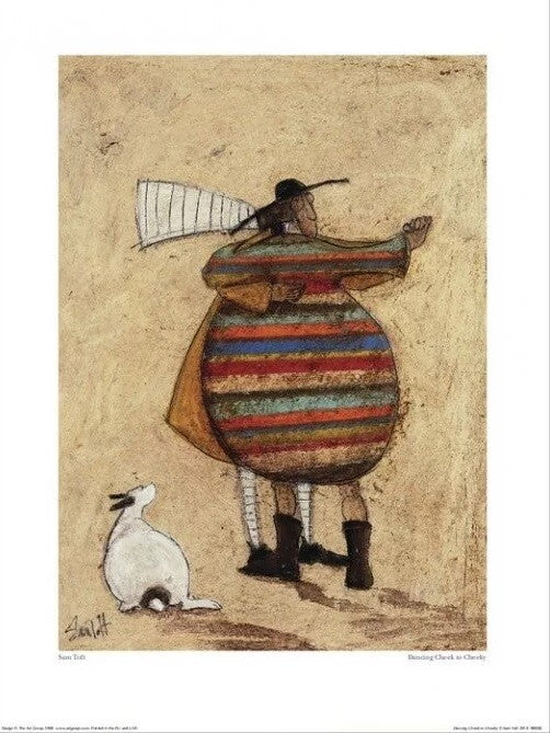 Kunstdruck Sam Toft - Dancing Cheek To Cheeky, 40 × 50 cm