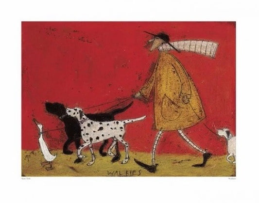 Kunstdruck Sam Toft - Walkies, 50 × 40 cm