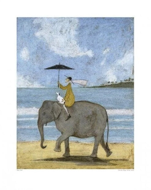 Kunstdruck Sam Toft - On The Edge Of The Sand, 40 × 50 cm