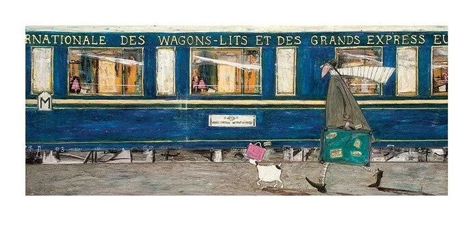 Kunstdruck Sam Toft - Orient Express Ooh La La, 100 × 50 cm