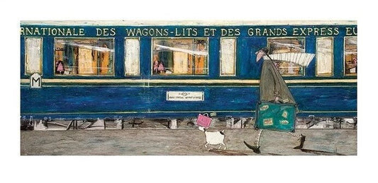 Kunstdruck Sam Toft - Orient Express Ooh La La, 100 × 50 cm