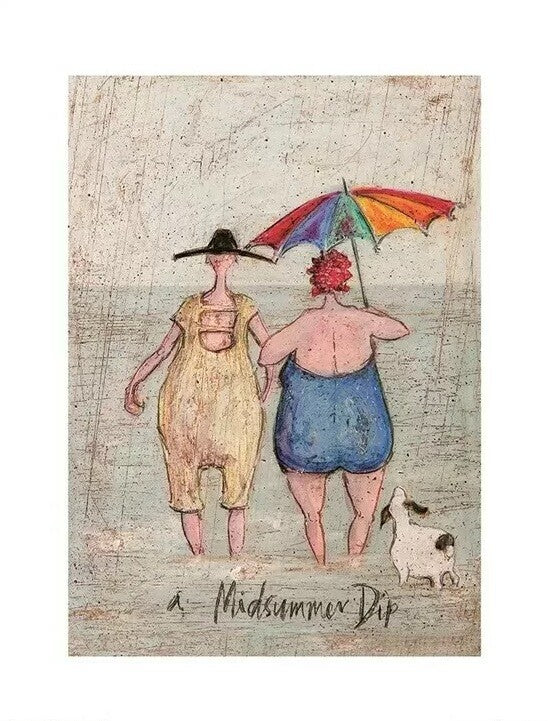 Kunstdruck Sam Toft - Midsummer Dip, 30 × 40 cm