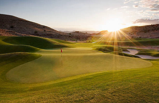 Leinwand Poster, Bilder Putting Green at Sunset, Ken Redding, 100 × 65 cm