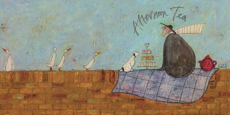 Kunstdruck Sam Toft - Afternoon Tea, 60 × 30 cm