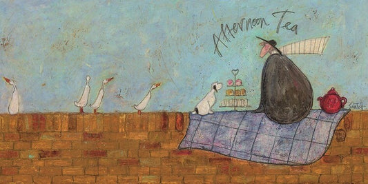 Kunstdruck Sam Toft - Afternoon Tea, 60 × 30 cm