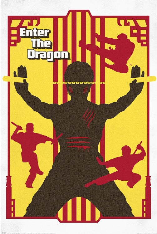 Bruce Lee - Enter the Dragon Poster, Plakat, 61 × 91.5 cm