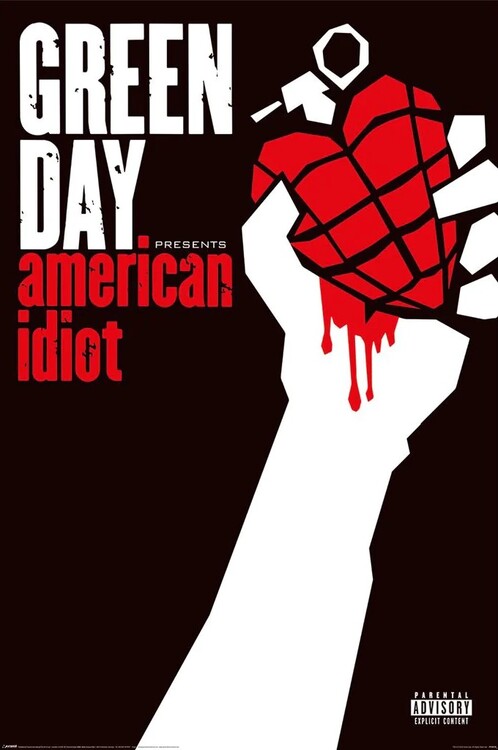 Green Day - American Idiot Album Poster, Plakat, 61 × 91.5 cm