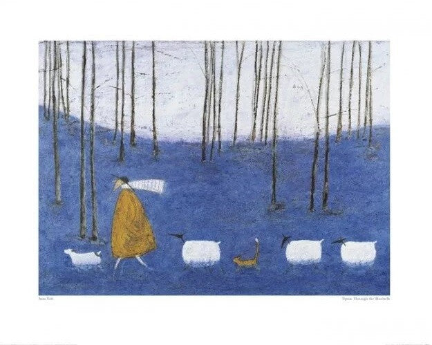 Kunstdruck Sam Toft - Tiptoe Through The Bluebells, 50 × 40 cm