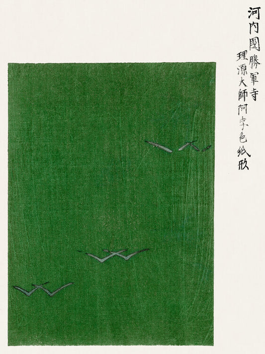 Leinwand Poster, Bilder Yatsuo No Tsubaki (Japanese Green Birds) - Taguchi Tomoki, 60 × 80 cm