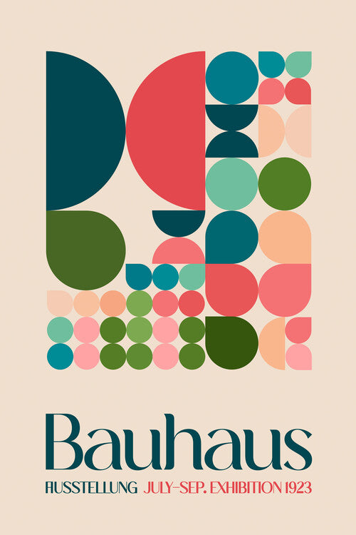 Leinwand Poster, Bilder Emel Tunaboylu - Bauhaus Exhibition No. 1, 60 × 90 cm