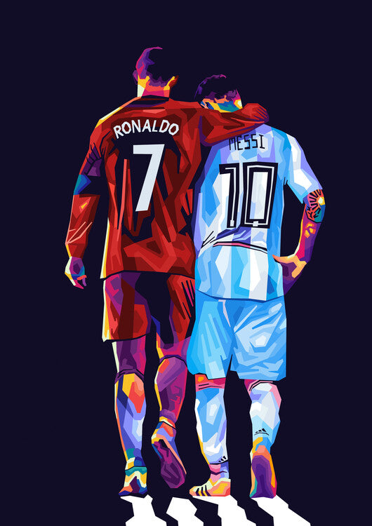 Leinwand Poster, Bilder Footballers, 65 × 90 cm