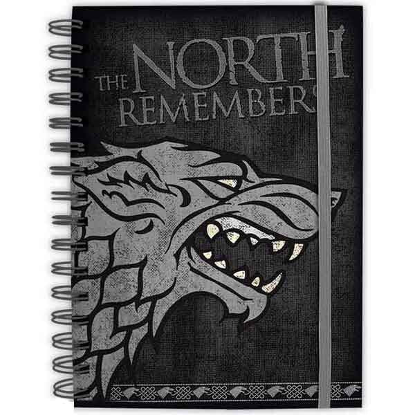 Notizbuch Game of Thrones - Stark, A5