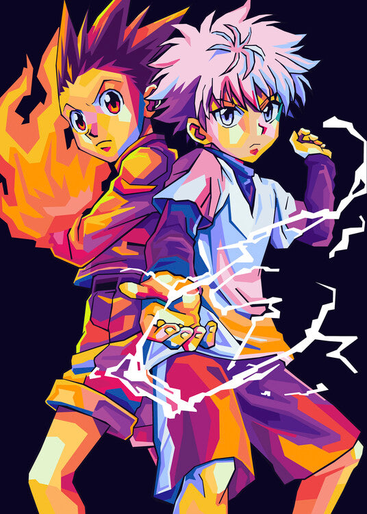 Leinwand Poster, Bilder Gon And Killua, 65 × 90 cm