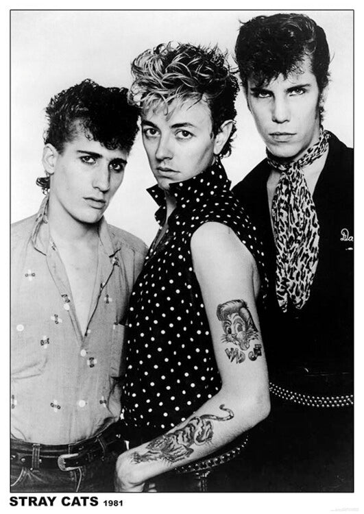 Stray Cats - Group Poster, Plakat, 59.4 × 84.1 cm