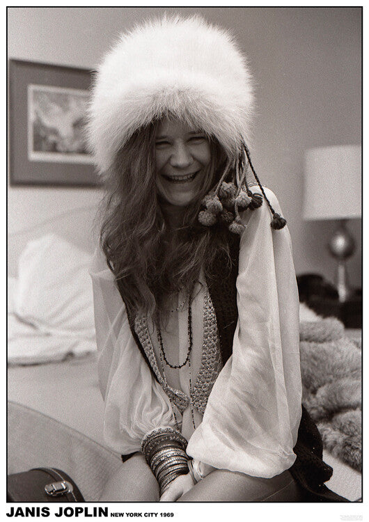 Janis Joplin - New York Hotel, December, 19 1969 Poster, Plakat, 59.4 × 84.1 cm