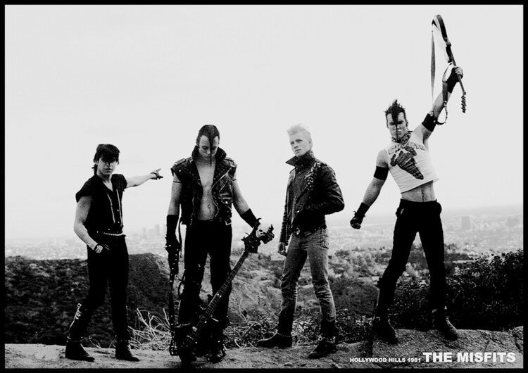 Misfits - Hollywood Hills 1981 Poster, Plakat, 84.1 × 59.4 cm