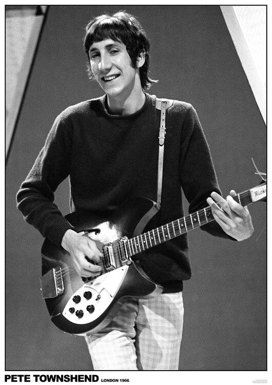 Pete Townshend / The Who - London 1966 (Rickenbacker) Poster, Plakat, 59.4 × 84.1 cm