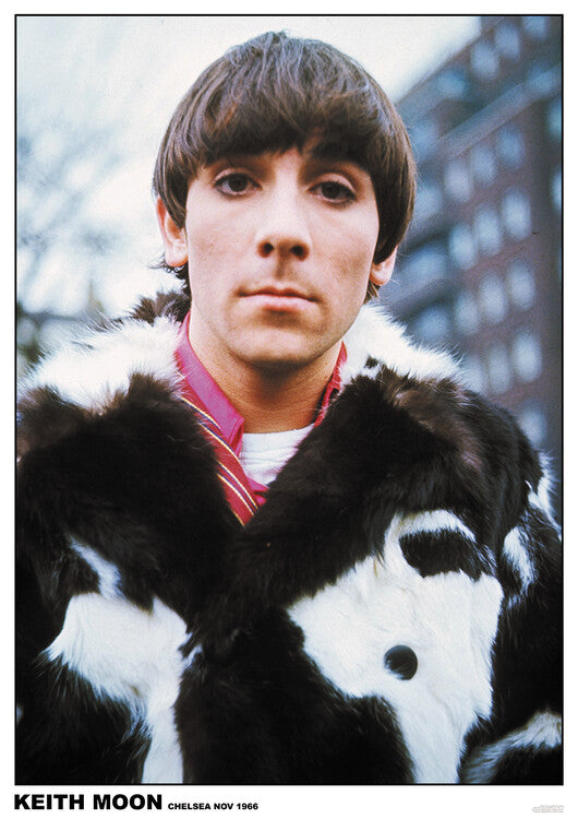 Keith Moon - Chelsea November 1966 Poster, Plakat, 59.4 × 84.1 cm