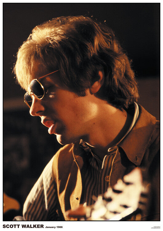 Scott Walker - London 1966 Poster, Plakat, 59.4 × 84.1 cm