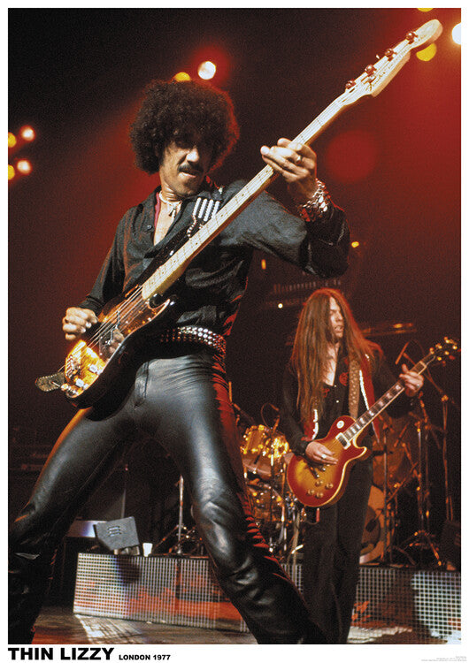 Thin Lizzy - London 1977 Poster, Plakat, 59.4 × 84.1 cm