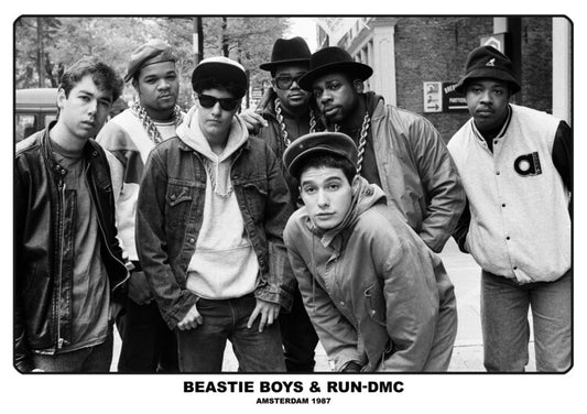 Beastie Boys / Run Dmc - Amsterdam 1987 Poster, Plakat, 84.1 × 59.4 cm
