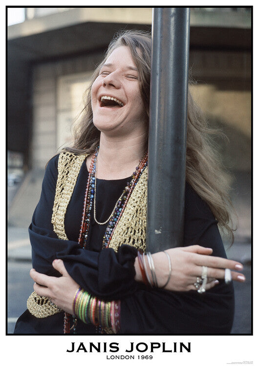 Janis Joplin - London 1969 Poster, Plakat, 59.4 × 84.1 cm