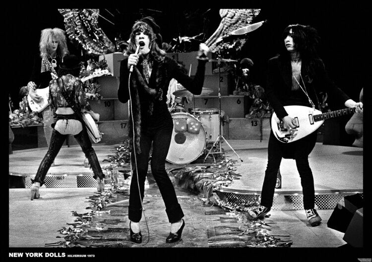 New York Dolls - stage shot Poster, Plakat, 84.1 × 59.4 cm