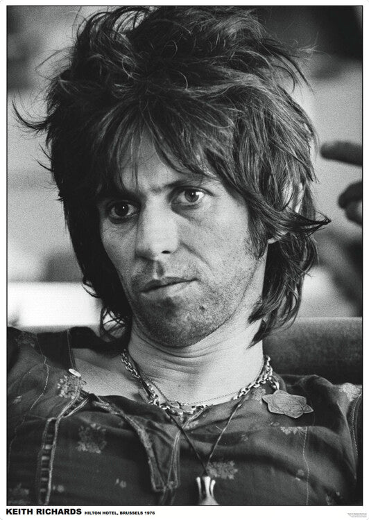 Keith Richards - Hilton Poster, Plakat, 59.4 × 84.1 cm