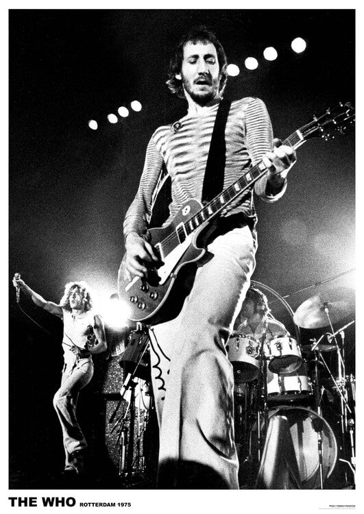 The Who - Pete Townsend Rotterdam 1975 Poster, Plakat, 59.4 × 84.1 cm