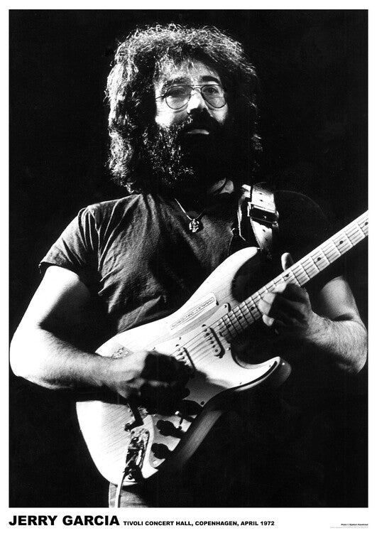Grateful Dead / Jerry Garcia - Guitar 1970 Poster, Plakat, 59.4 × 84.1 cm