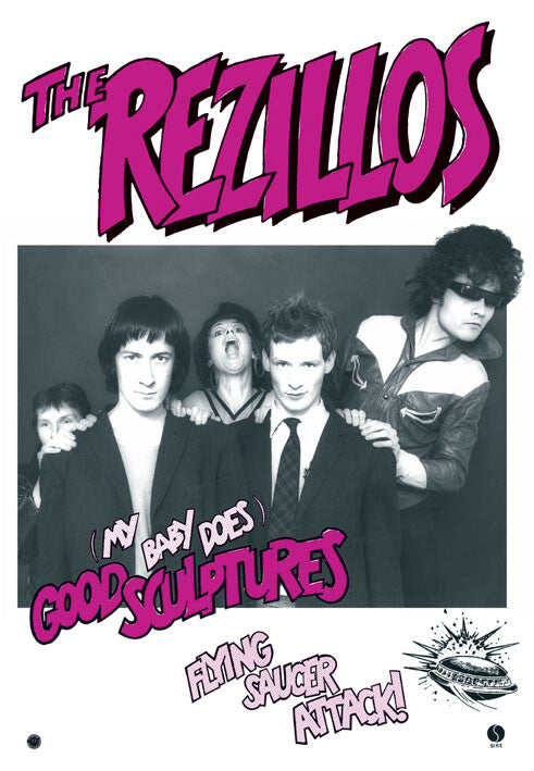 Rezillos - My Baby Does Good Sculptures Poster, Plakat, 59.4 × 84.1 cm