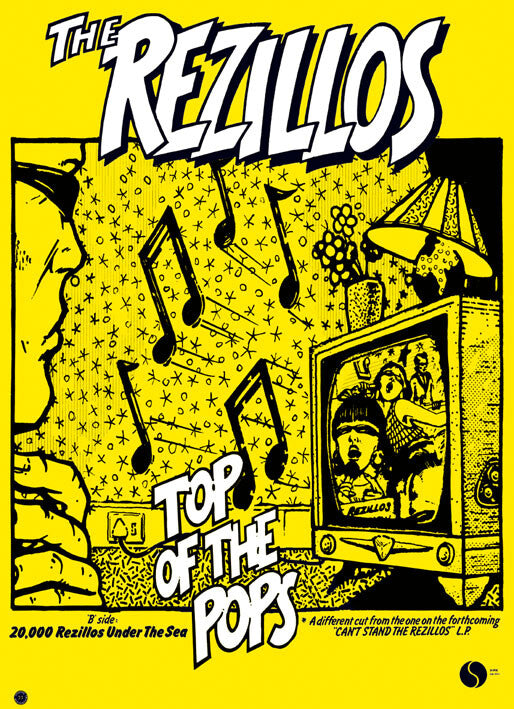 Rezillos - Top Of The Pops Poster, Plakat, 59.4 × 84.1 cm