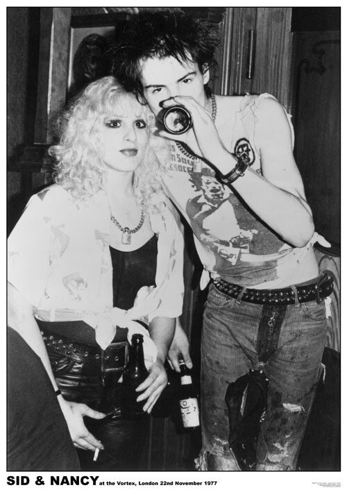 Sid ‘N’ Nancy - Vortex 1977 Poster, Plakat, 59.4 × 84.1 cm