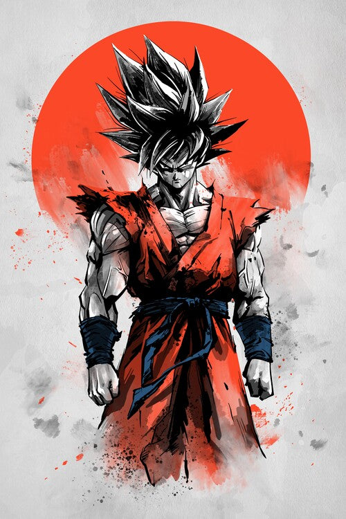 Leinwand Poster, Bilder Powerful Warrior, 60 × 90 cm