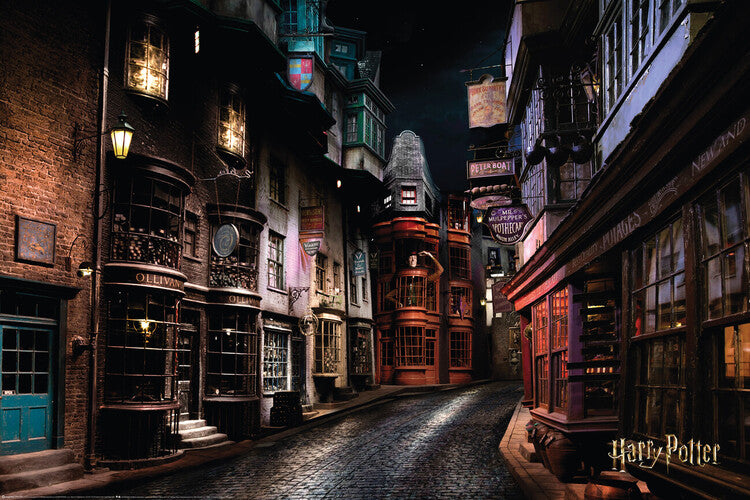 Harry Potter - Winkelgasse Poster, Plakat, 91.5 × 61 cm