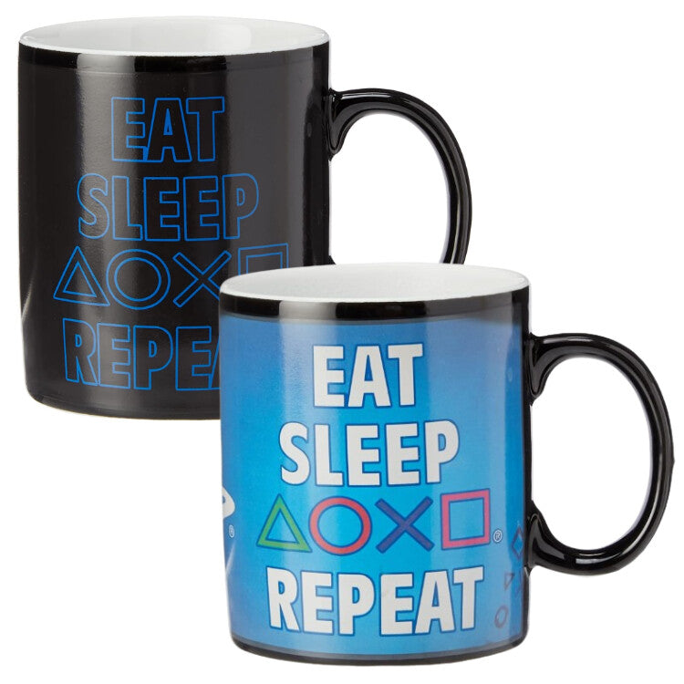 Wechseltasse Playstation - Eat Sleep Repeat, 0,3 l