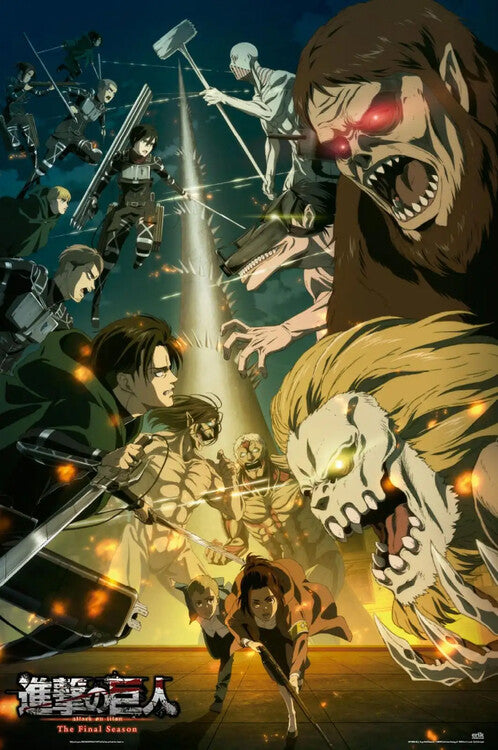 Attack on Titan - Paradis vs Marley Poster, Plakat, 61 × 91.5 cm
