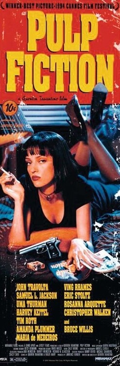 Pulp Fiction - Uma Thurman Poster, Plakat, 53 × 158 cm