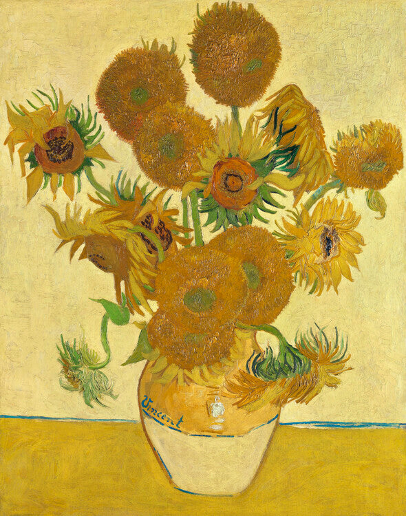 Sonnenblumen, Vincent van Gogh Poster, Plakat, 30 × 40 cm