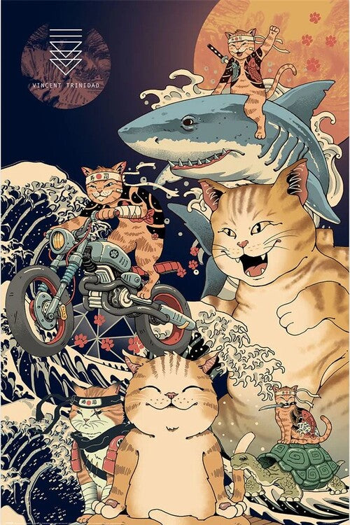 Vincent Trinidad - Catana Montage Poster, Plakat, 61 × 91.5 cm